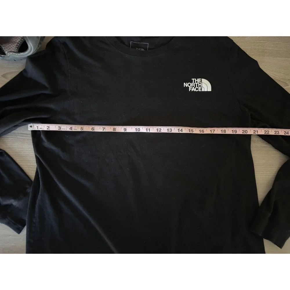The North Face Black XL Long Sleeve Graphic Tee Never Stop Exploring Gorpcore - Picture 6 of 9